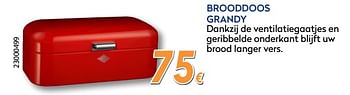 Promoties Broodtrommel grandy - Wesco - Geldig van 25/05/2018 tot 24/06/2018 bij Krefel