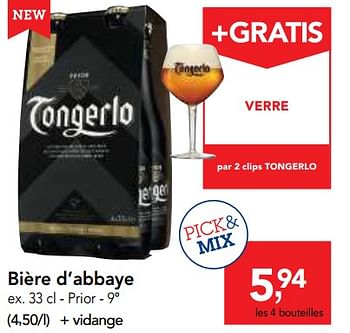 Promotions Bière d`abbaye - Tongerlo - Valide de 23/05/2018 à 05/06/2018 chez Makro