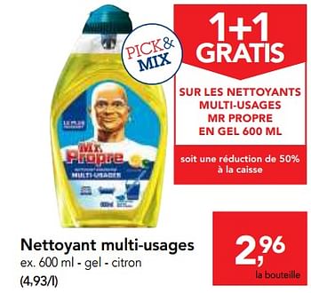 Promoties Nettoyant multi-usages - Mr. Propre - Geldig van 23/05/2018 tot 05/06/2018 bij Makro