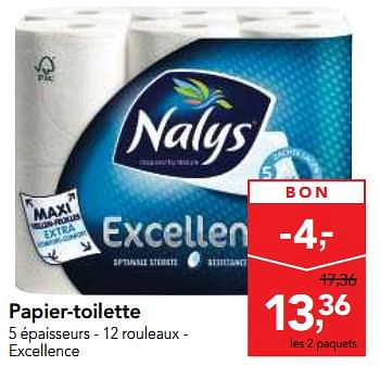 Promotions Papier-toilette - Nalys - Valide de 23/05/2018 à 05/06/2018 chez Makro
