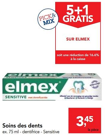 Promotions Soins des dents - Elmex - Valide de 23/05/2018 à 05/06/2018 chez Makro