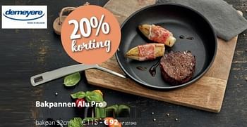 Promoties Bakpannen alu pro bakpan - Demeyere - Geldig van 30/04/2018 tot 27/05/2018 bij Unikamp