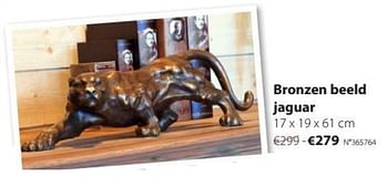 Promoties Bronzen beeld jaguar - Huismerk - Unikamp - Geldig van 30/04/2018 tot 27/05/2018 bij Unikamp