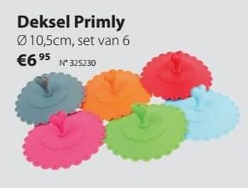 Promoties Deksel primly - Huismerk - Unikamp - Geldig van 30/04/2018 tot 27/05/2018 bij Unikamp