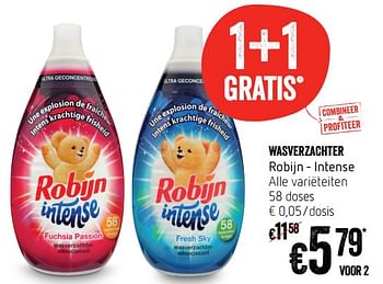 Promotions Wasverzachter robijn - Robijn - Valide de 17/05/2018 à 23/05/2018 chez Delhaize