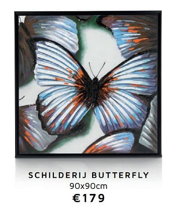 Promoties Schilderij butterfly - CoCo Maison - Geldig van 01/05/2018 tot 01/11/2018 bij Henders & Hazel