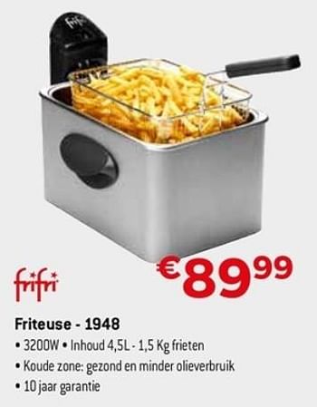 Promotions Frifri friteuse 1948 - FriFri - Valide de 22/04/2018 à 31/05/2018 chez Exellent