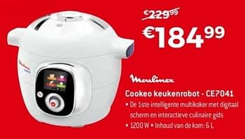 Promotions Moulinex cookeo keukenrobot ce7041 - Moulinex - Valide de 22/04/2018 à 31/05/2018 chez Exellent
