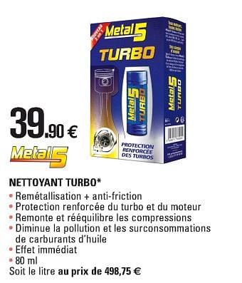 Promotions Nettoyant turbo - Metal5 - Valide de 02/05/2018 à 30/03/2019 chez E.Leclerc