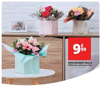 Promotions Mini bouquet bulle - Produit Maison - Auchan Ronq - Valide de 16/05/2018 à 26/05/2018 chez Auchan Ronq