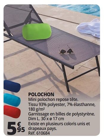 Promotions Polochon - Produit Maison - Auchan Ronq - Valide de 16/05/2018 à 26/05/2018 chez Auchan Ronq