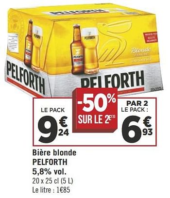 Promotions Bière blonde pelforth - Pelforth - Valide de 16/05/2018 à 27/05/2018 chez Géant Casino