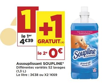 Promoties Assouplissant soupline - Soupline - Geldig van 16/05/2018 tot 27/05/2018 bij Super Casino
