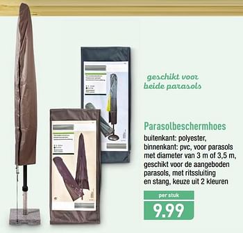 Promoties Parasolbeschermhoes - Huismerk - Aldi - Geldig van 26/05/2018 tot 26/05/2018 bij Aldi