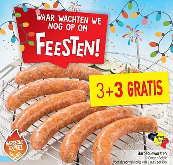 Promoties Barbecueworsten - Huismerk - Intermarche - Geldig van 22/05/2018 tot 27/05/2018 bij Intermarche