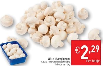 Promoties Witte champignons - Huismerk - Intermarche - Geldig van 22/05/2018 tot 27/05/2018 bij Intermarche