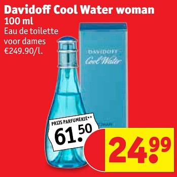 Promoties Davidoff cool water woman - Davidoff - Geldig van 22/05/2018 tot 27/05/2018 bij Kruidvat