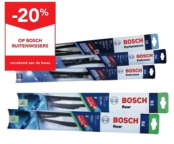 Promoties -20% op bosch ruitenwissers - Bosch - Geldig van 23/05/2018 tot 05/06/2018 bij Makro