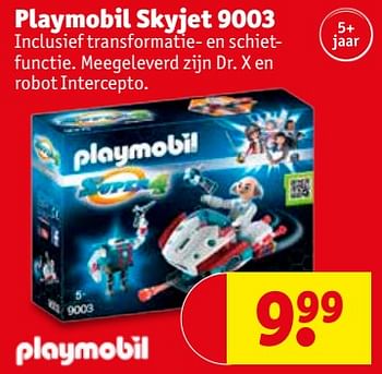Promoties Playmobil skyjet 9003 - Playmobil - Geldig van 22/05/2018 tot 27/05/2018 bij Kruidvat