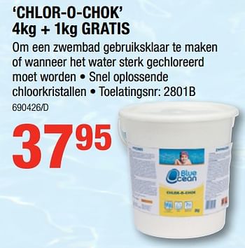 Promotions Chlor-o-chok - Blue ocean - Valide de 17/05/2018 à 27/05/2018 chez HandyHome