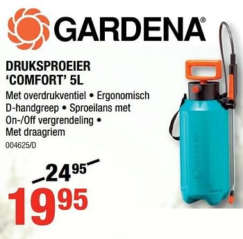 Promoties Druksproeier comfort - Gardena - Geldig van 17/05/2018 tot 27/05/2018 bij HandyHome