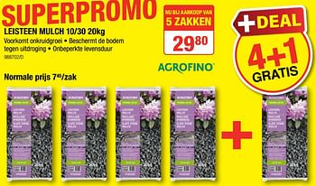 Promoties Leisteen mulch - Agrofino - Geldig van 17/05/2018 tot 27/05/2018 bij HandyHome