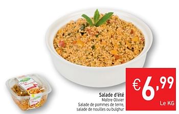 Promoties Salade d`été maître olivier - Maitre Olivier - Geldig van 22/05/2018 tot 27/05/2018 bij Intermarche
