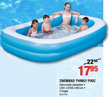 Promoties Zwembad family pool - BestWay - Geldig van 17/05/2018 tot 27/05/2018 bij HandyHome