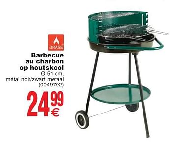 Promoties Barbecue au charbon op houtskool - Brase - Geldig van 22/05/2018 tot 04/06/2018 bij Cora