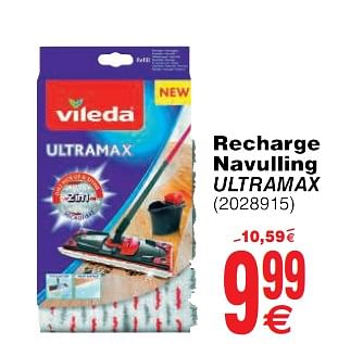 Promoties Recharge navulling ultramax - Vileda - Geldig van 22/05/2018 tot 04/06/2018 bij Cora