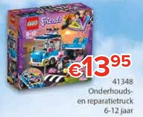Promoties Lego friends onderhouds- en reparatitruck 41348 - Lego - Geldig van 25/05/2018 tot 17/06/2018 bij Euro Shop