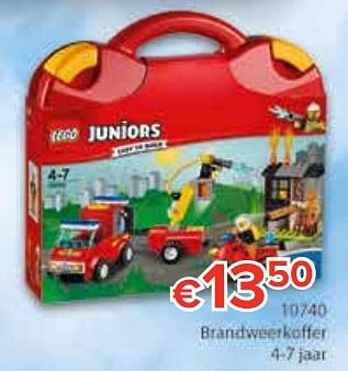 Promoties Lego juniors brandweerkoffer 10740 - Lego - Geldig van 25/05/2018 tot 17/06/2018 bij Euro Shop