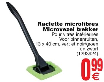 Promotions Raclette microfibres microvezel trekker - Produit maison - Cora - Valide de 22/05/2018 à 04/06/2018 chez Cora