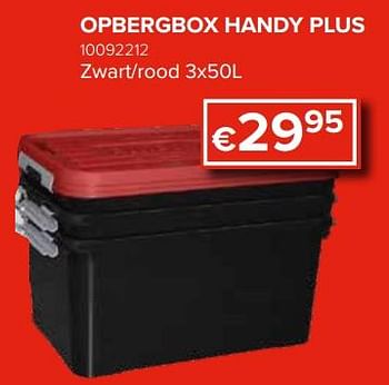 Promoties Opbergbox handy plus - Handy - Geldig van 25/05/2018 tot 17/06/2018 bij Euro Shop