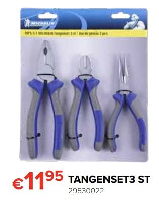 Promoties Tangenset 3 st michelin - Michelin - Geldig van 25/05/2018 tot 17/06/2018 bij Euro Shop