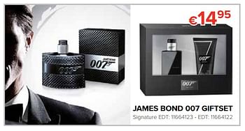 Promoties James bond 007 giftset signature edt - James Bond - Geldig van 25/05/2018 tot 17/06/2018 bij Euro Shop