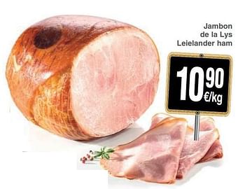 Promoties Jambon de la lys leielander ham - Huismerk - Cora - Geldig van 22/05/2018 tot 28/05/2018 bij Cora