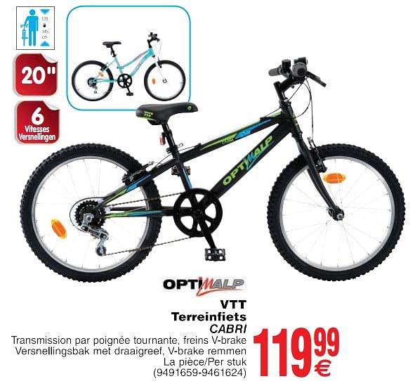 Optim Alp Vtt terreinfiets cabri En promotion chez Cora