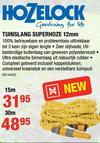 Promoties Tuinslang superhoze - Hozelock - Geldig van 17/05/2018 tot 27/05/2018 bij HandyHome