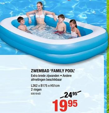 Promotions Zwembad family pool - Produit Maison - HandyHome - Valide de 17/05/2018 à 27/05/2018 chez HandyHome