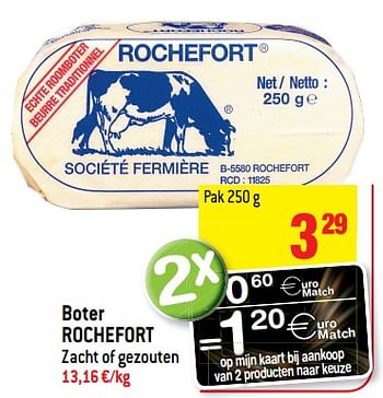 Promotions Boter rochefort - Rochefort - Valide de 23/05/2018 à 29/05/2018 chez Match