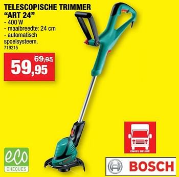 Promotions Bosch telescopische trimmer art 24 - Bosch - Valide de 23/05/2018 à 03/06/2018 chez Hubo