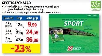 Promoties Sportgazonzaad - Somers - Geldig van 23/05/2018 tot 03/06/2018 bij Hubo