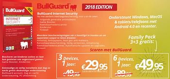 Promoties Bullguard internet security - Bullguard - Geldig van 16/05/2018 tot 30/06/2018 bij Compudeals