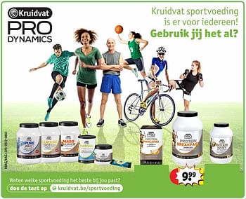 Promoties Kruidvat pro dynamics protein breakfast - Huismerk - Kruidvat - Geldig van 16/04/2018 tot 30/06/2018 bij Kruidvat