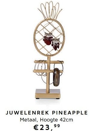 Promoties Juwelenrek pineapple - CoCo Maison - Geldig van 01/05/2018 tot 01/11/2018 bij Henders & Hazel
