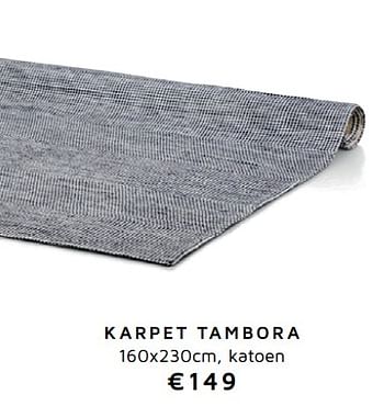 Promoties Karpet tambora - CoCo Maison - Geldig van 01/05/2018 tot 01/11/2018 bij Henders & Hazel