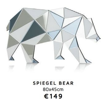 Promoties Spiegel bear - Huismerk - Henders & Hazel - Geldig van 01/05/2018 tot 01/11/2018 bij Henders & Hazel