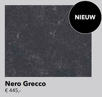 Promoties Werkblad keramiek nero grecco - Huismerk - Kvik - Geldig van 18/05/2018 tot 31/12/2018 bij Kvik Keukens