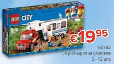 lego city le pick up et sa caravane